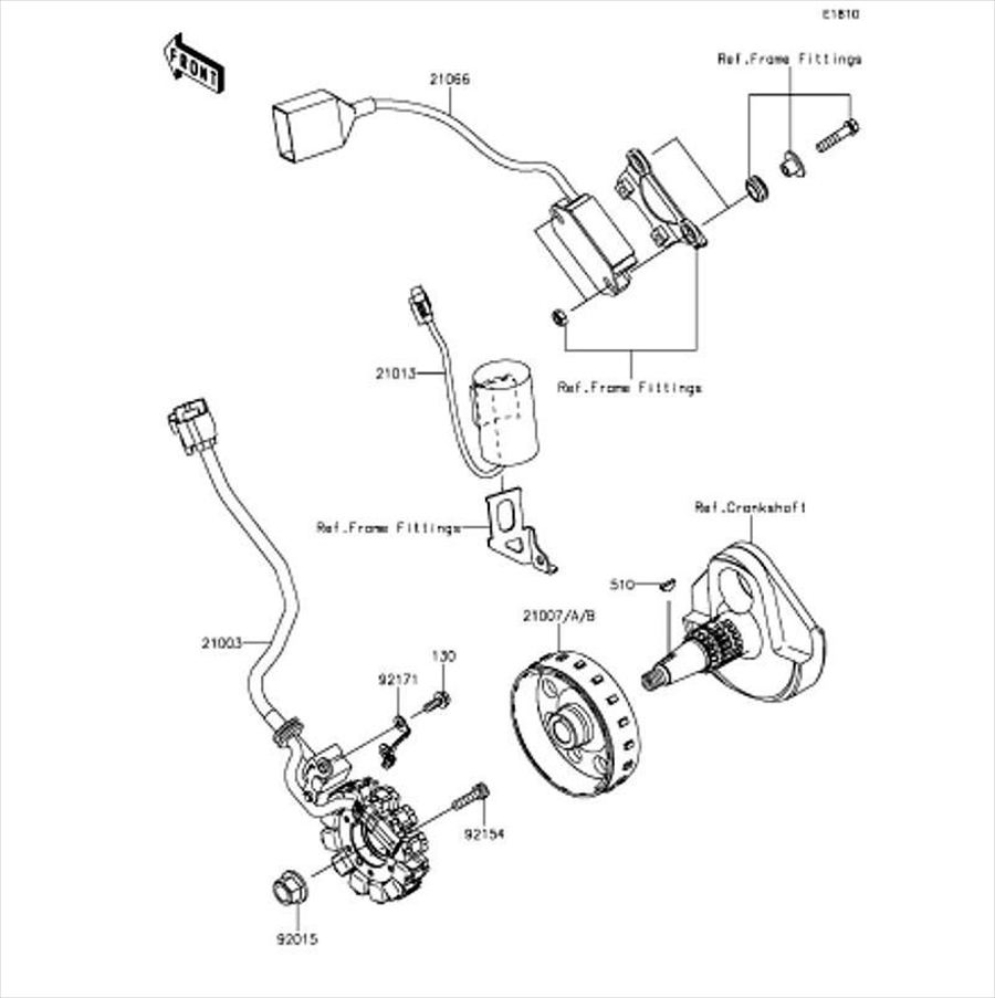 Kawasaki カワサキ 純正部品 21003-0168 カバー 28,516円