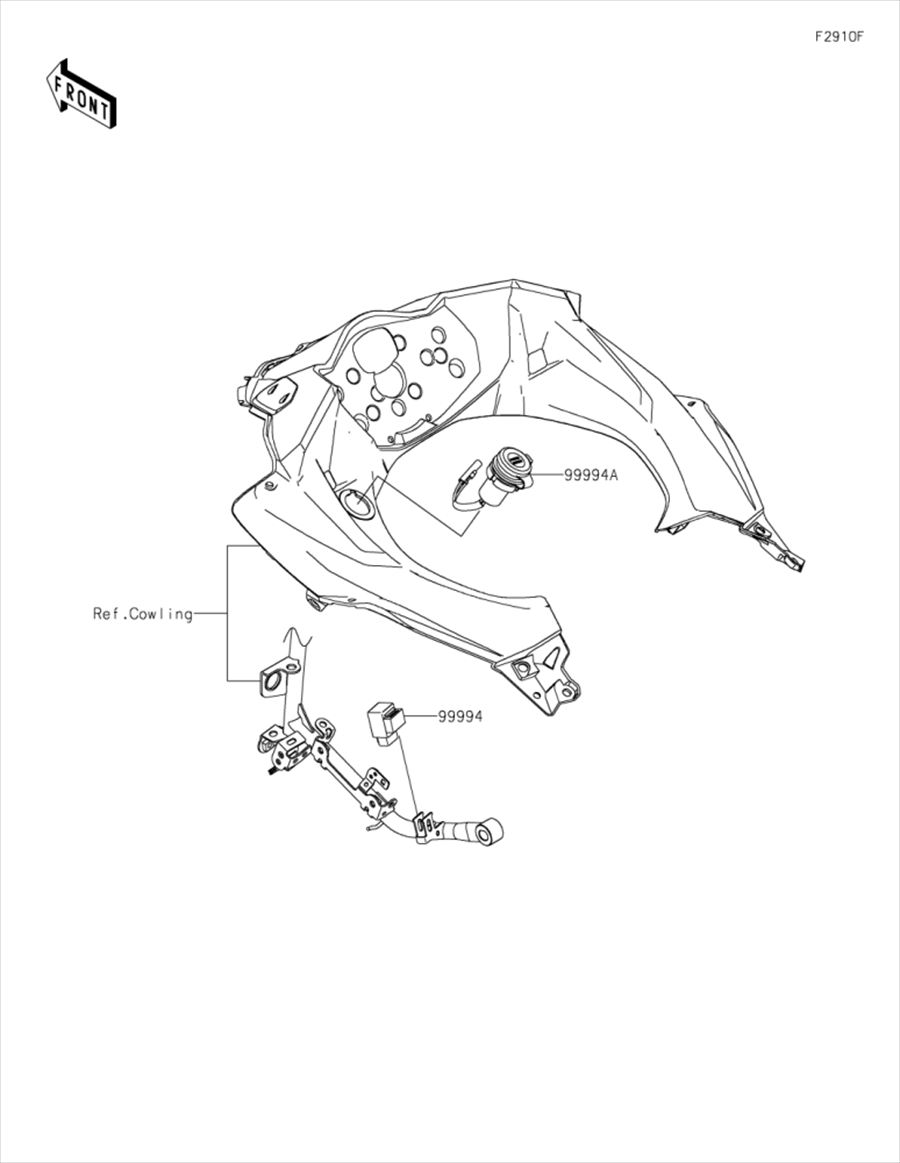 Kawasaki カワサキ 純正部品 99994-1113 キット(アクセサリー)、DC アウトプット、12V