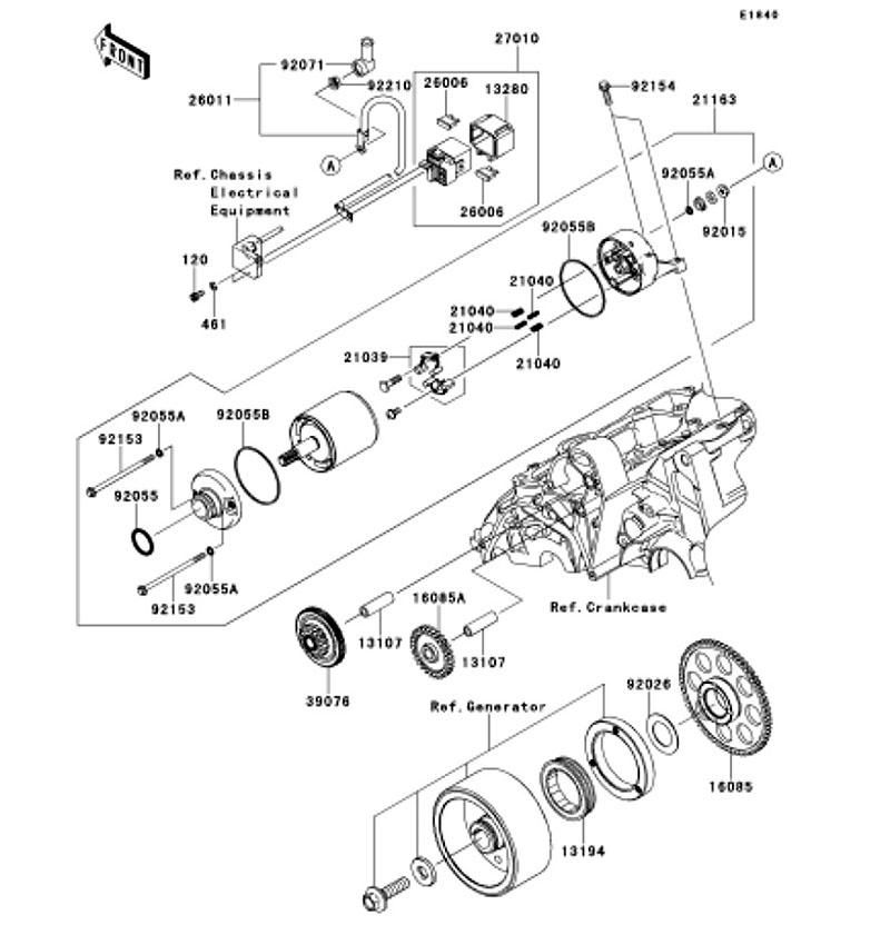 Kawasaki カワサキ 純正部品 16085-0148 ギヤ、アイドル、28T