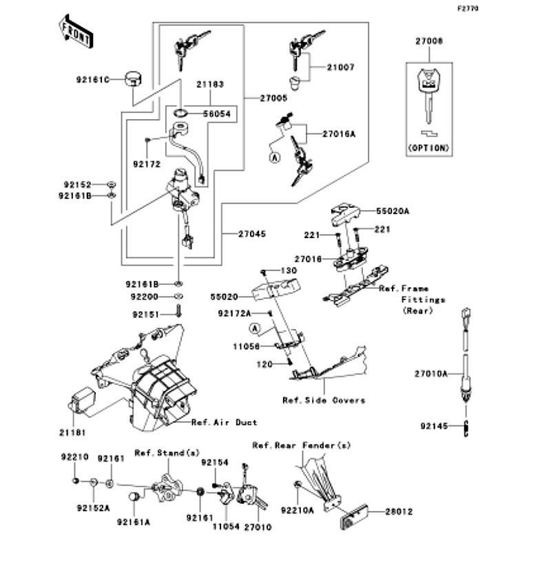 Kawasaki カワサキ 純正部品 27005-5145 スイッチアッシ(イグニション) 23,828円