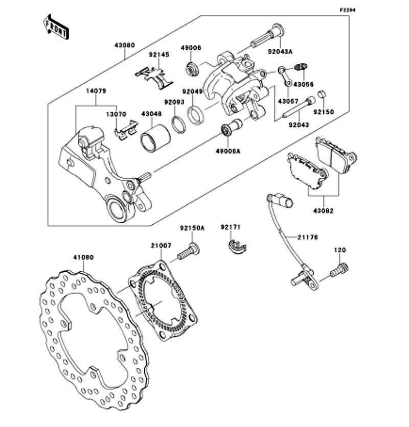 Kawasaki カワサキ 純正部品 41080-0211 ディスク、RR 21,795円