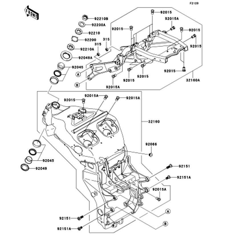 【楽天市場】Kawasaki カワサキ 純正部品 92151-1557 ボルト、ソケット、10X20：GLOBAL MOTO