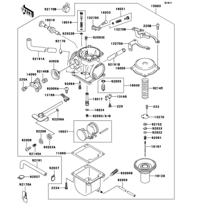 Kawasaki カワサキ 純正部品 43028-1026 ダイアフラム