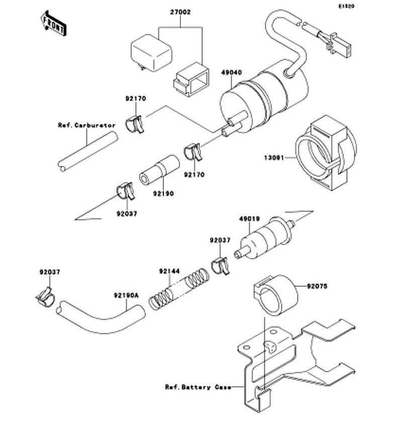 Kawasaki カワサキ 純正部品 49040-1061 ポンプ(フューエル)