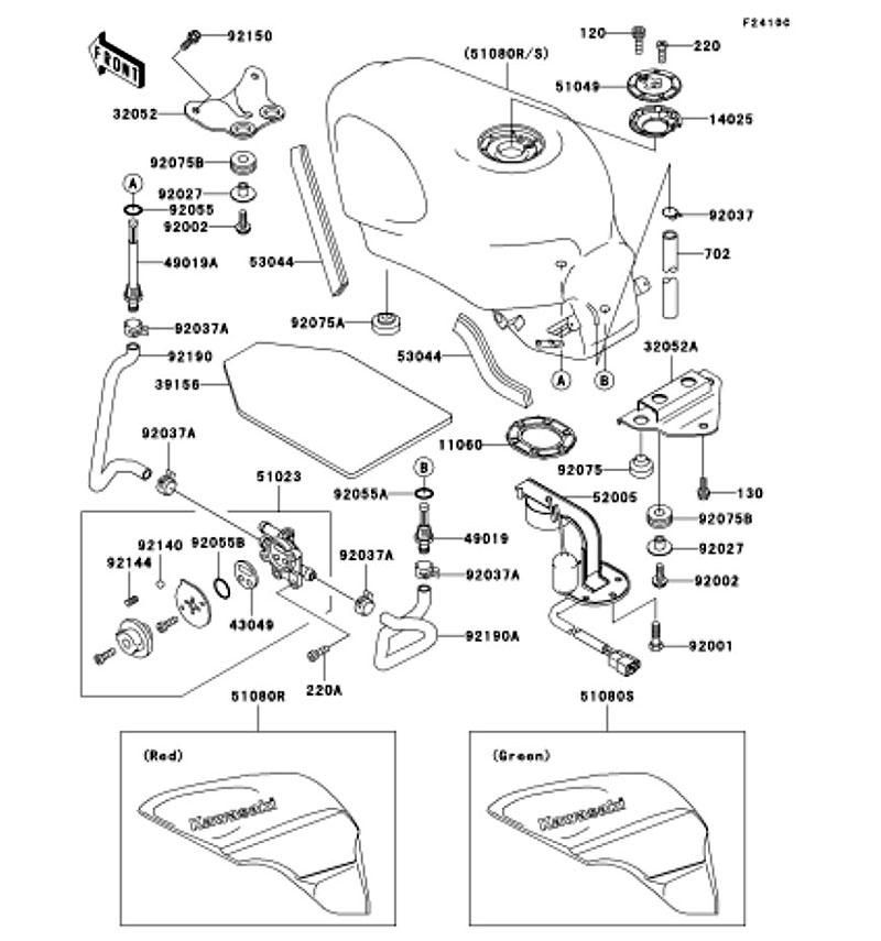 Kawasaki カワサキ 純正部品 52005-1105 ゲージ、フューエル