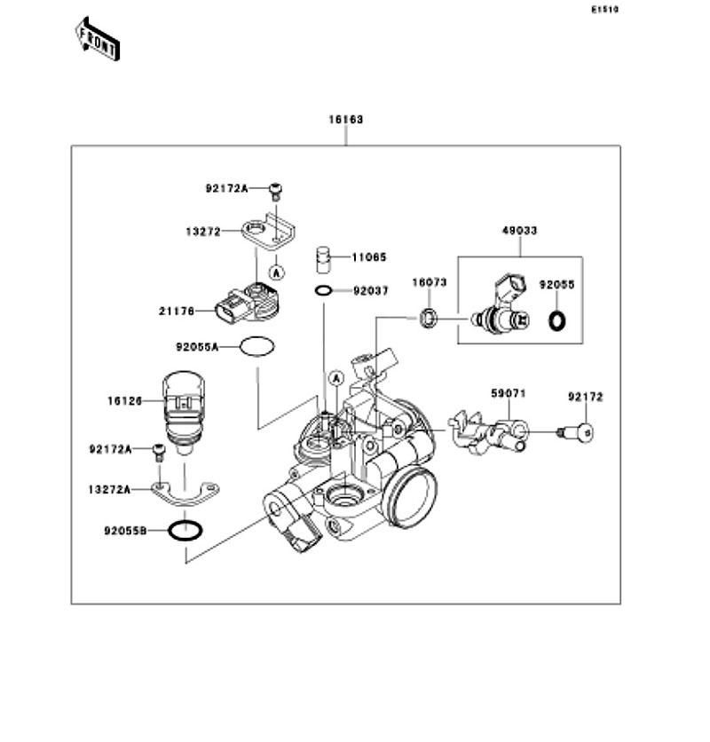 Kawasaki カワサキ 純正部品 59071-0073 ジョイント