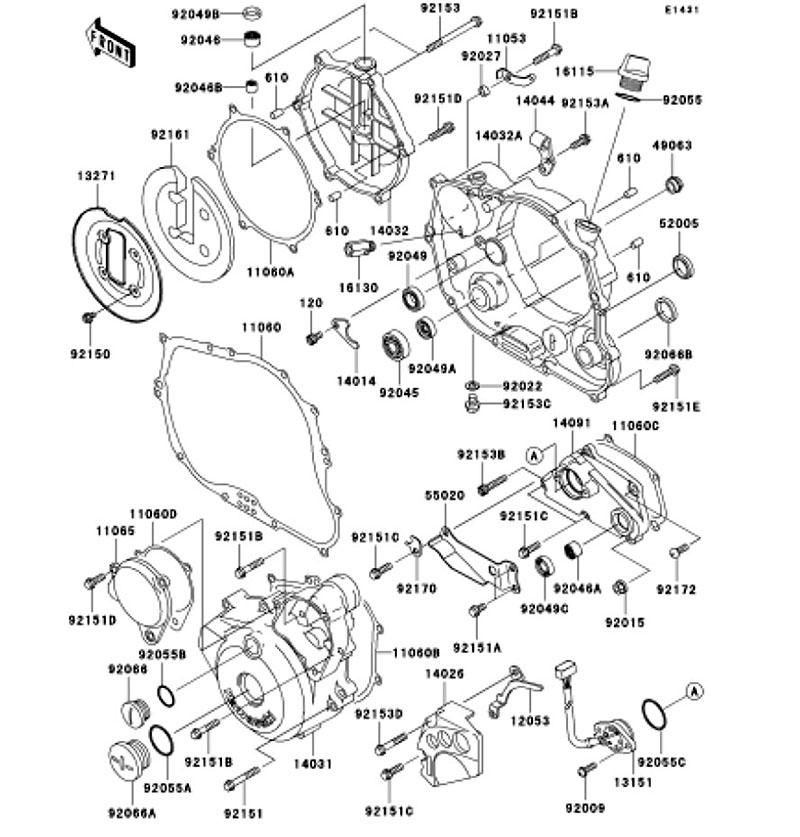 Kawasaki カワサキ 純正部品 13151-1096 スイッチコンプ