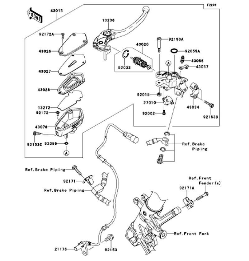 Kawasaki カワサキ 純正部品 21176-0130 センサー、スピード