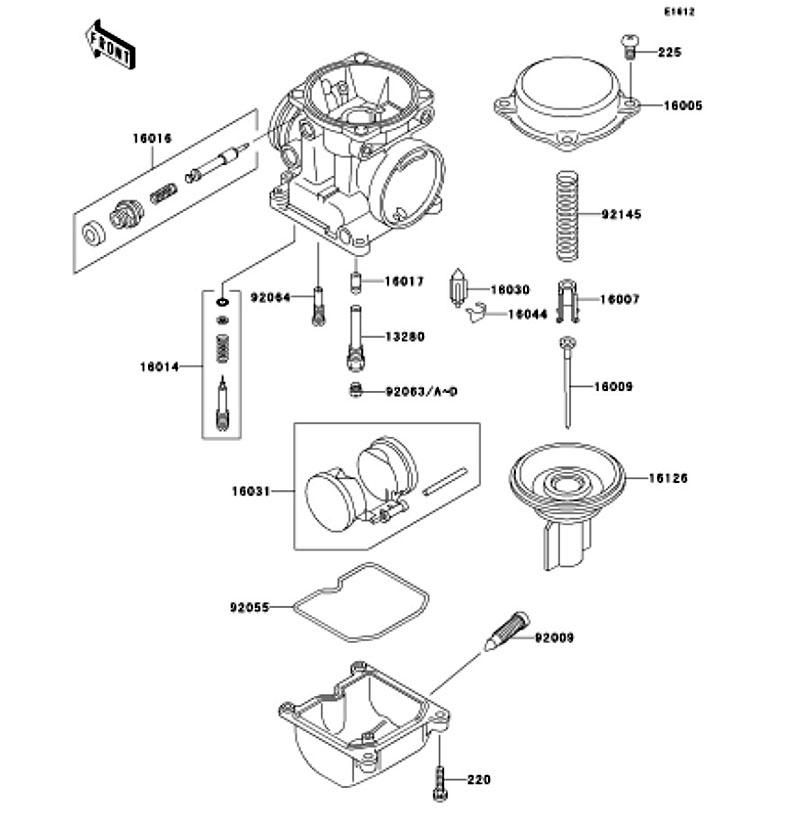 Kawasaki カワサキ 純正部品 16126-1338 バルブ、バキユーム