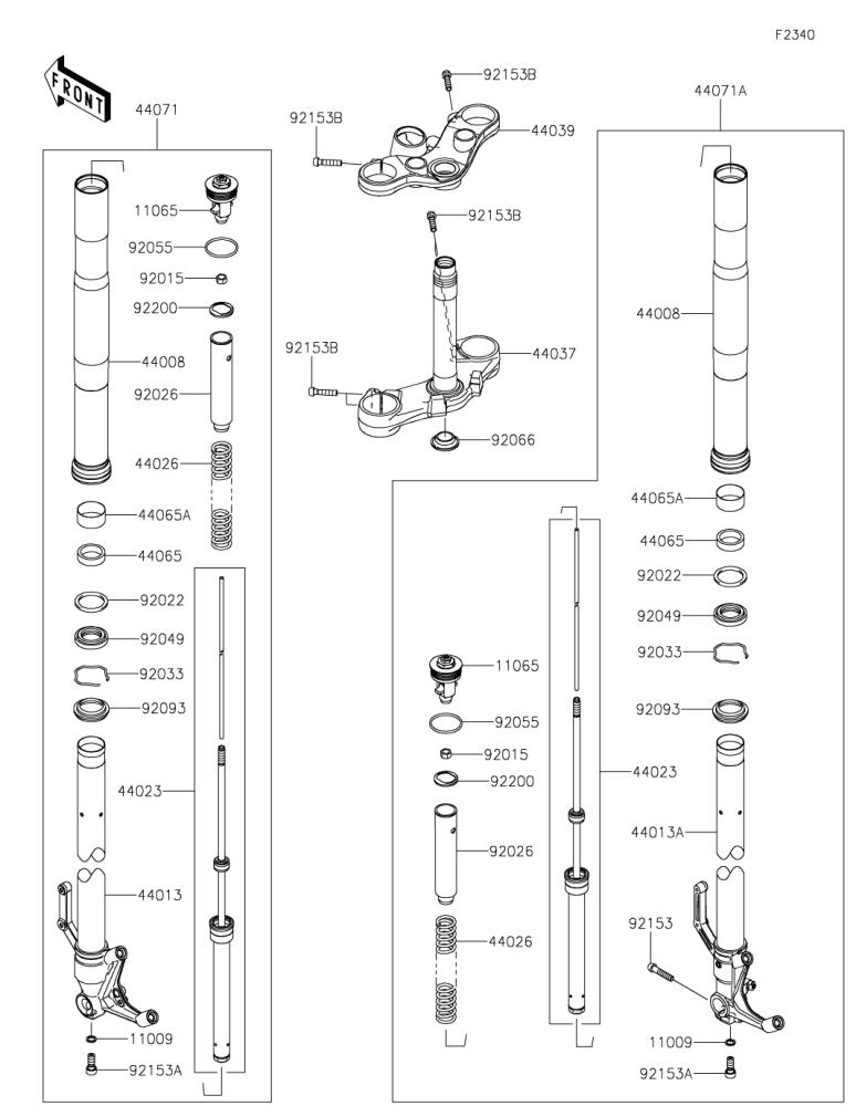 Kawasaki カワサキ 純正部品 11065-1293-11G キャップ、グレー