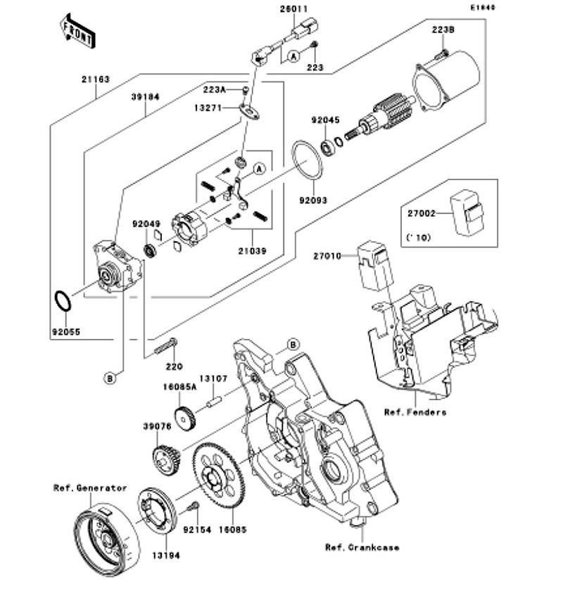Kawasaki カワサキ 純正部品 16085-0136 ギヤ