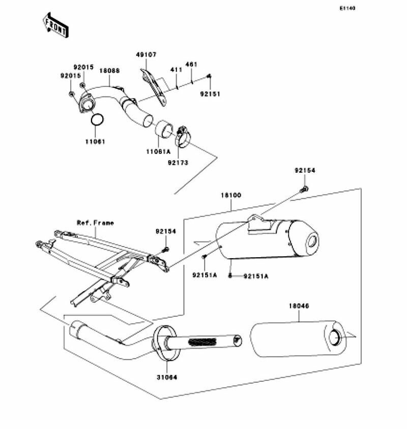 Kawasaki カワサキ 純正部品 18046-0177 ウール