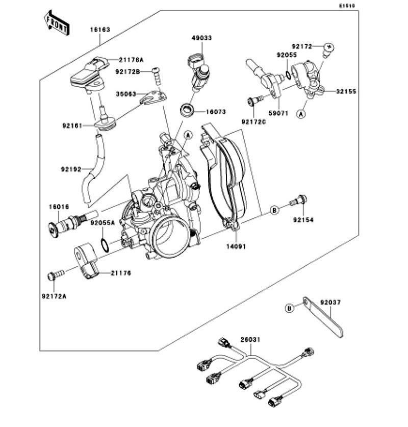 Kawasaki カワサキ 純正部品 21176-0001 センサー、サブ