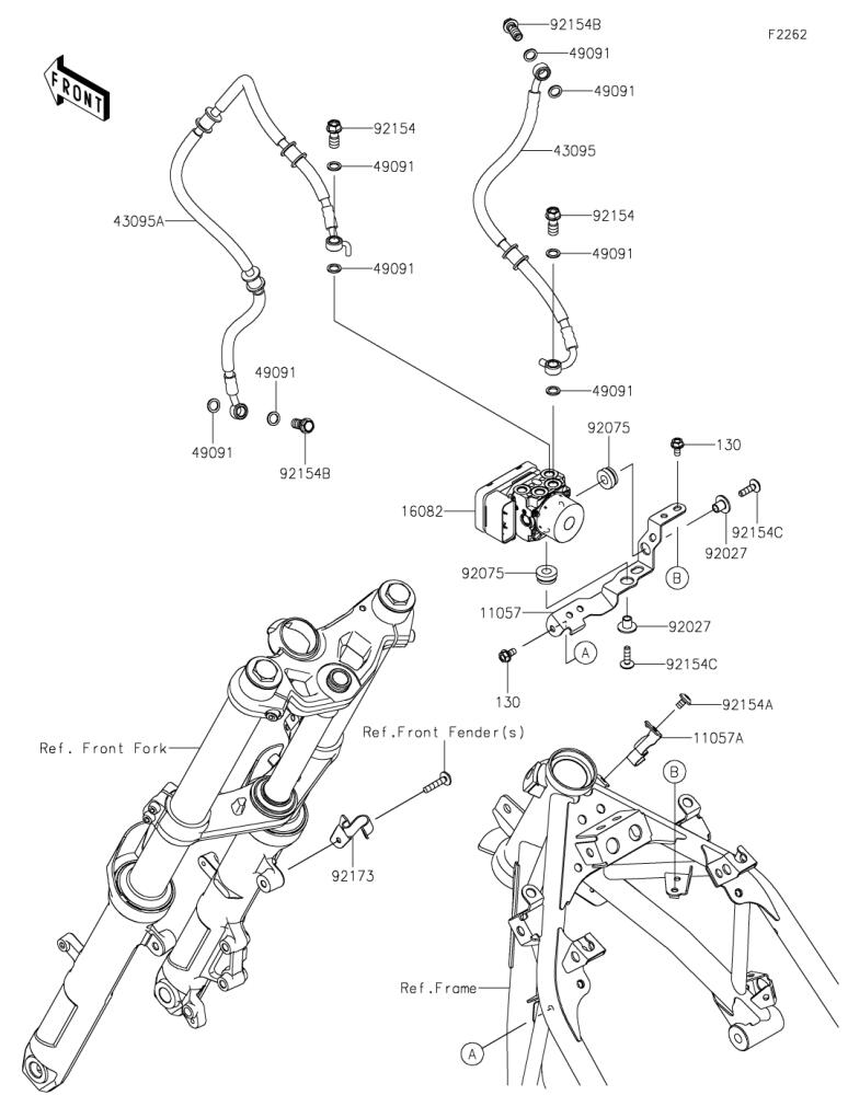 Kawasaki カワサキ 純正部品 16082-0950 ポンプアッシ(オイル)