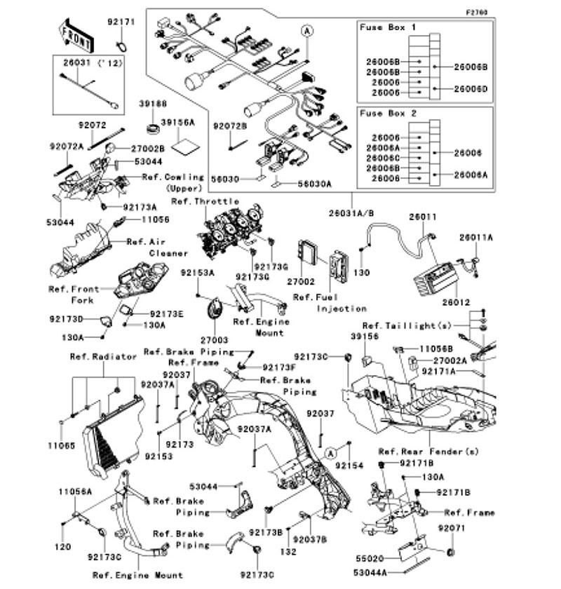 Kawasaki カワサキ 純正部品 26012-1524 バッテリ、YTX9-BS、12V 8AH