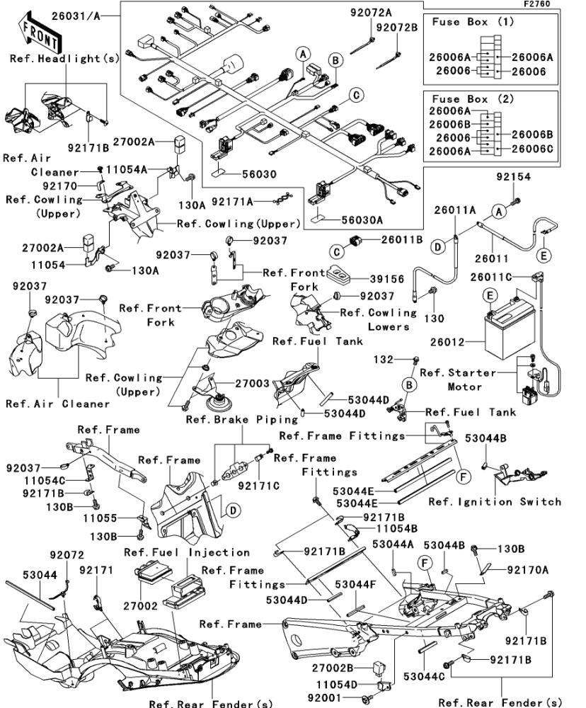 Kawasaki カワサキ 純正部品 27002-1101 リレーアッシ