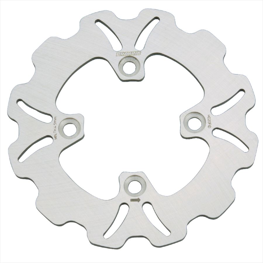 BRAKING(ブレーキング) 【4909449676646】 65480 ディスクローター フュージョン/SE(86-07) フロント専用 HO20FID バイク ウェーブデスク 65480 DAYTONA(デイトナ)