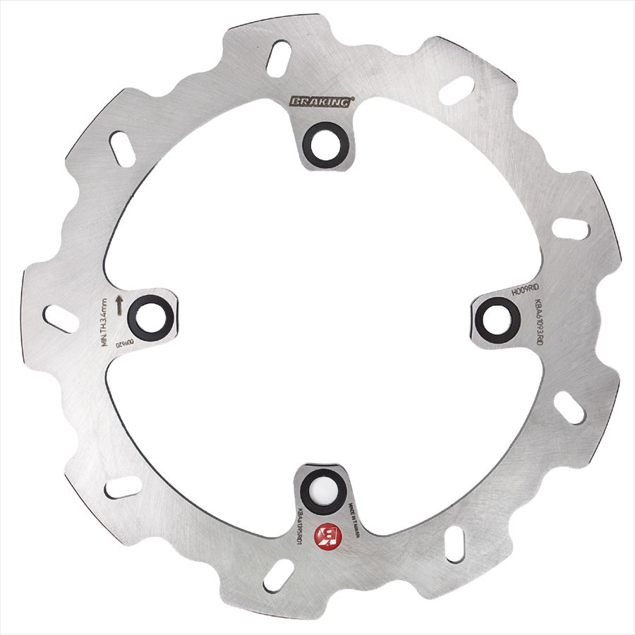 BRAKING(ブレーキング) 【4909449676738】 65508 ディスクローター XR600R(91-99)リア専用 HO09RID バイク ウェーブディスク 65508 DAYTONA(デイトナ)