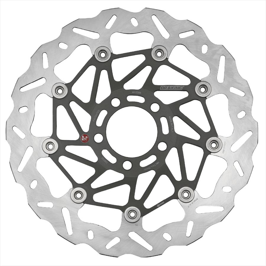 BRAKING(ブレーキング) 【4909449676752】 65540 ディスクローター Ninja ZX-12R GSX250FX など フロント右側専用 WK008R バイク ウェーブデスク 65540 DAYTONA(デイトナ)