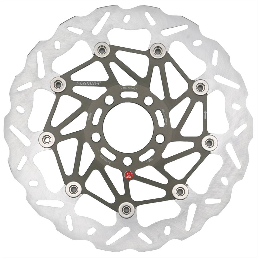 BRAKING(ブレーキング) 【4909449676776】 65542 ディスクローター Ninja ZX-12R など フロント左側専用 WK008L バイク ウェーブデスク 65542 DAYTONA(デイトナ) 29,576円