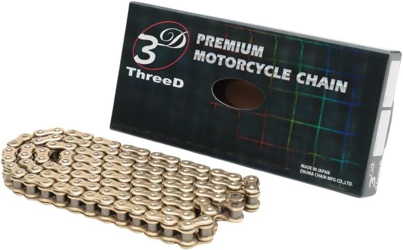 EKCHAIN(江沼チェン) 【4571291776975】 ThreeD520ZN/3D(GP;GP) 98L MLJ ゴールド バイク用チェーン スリード