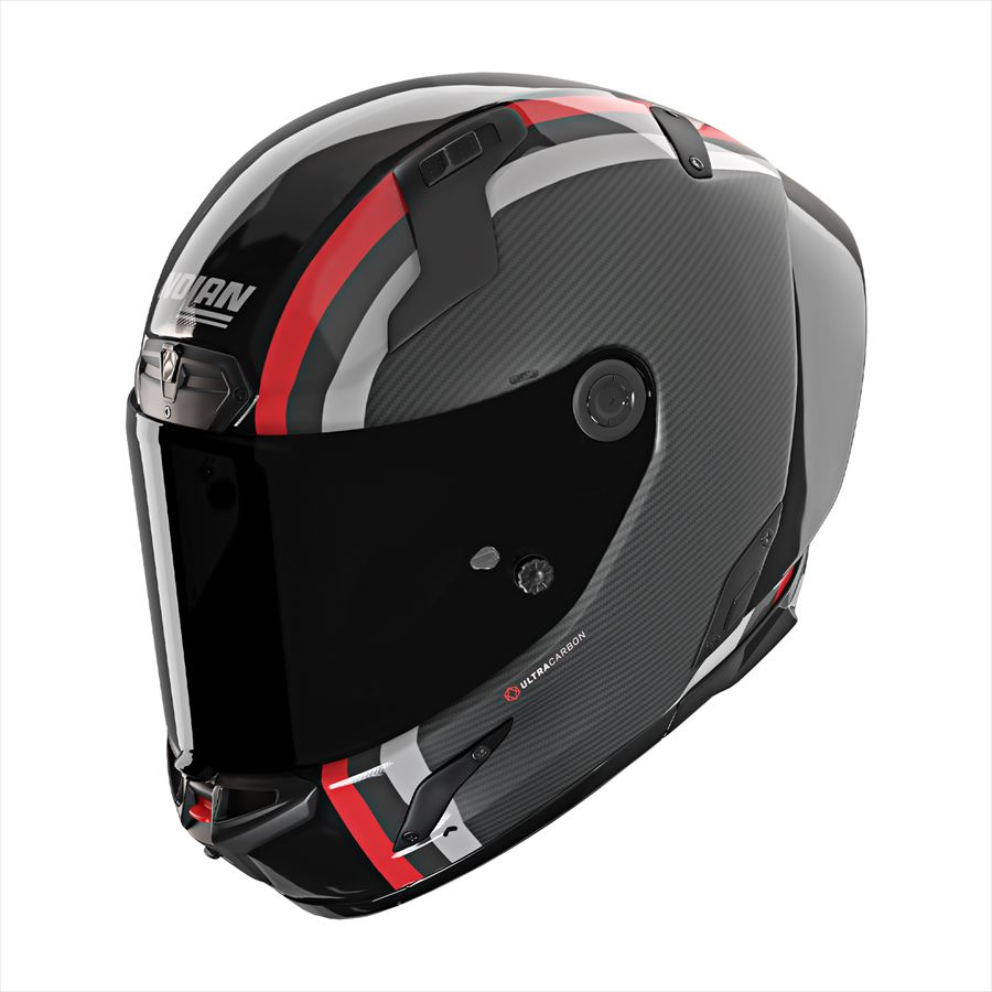 NOLAN(ノーラン) 【4909449670262】 64150 X-804RS ウルトラカーボン GEMINI(RED/364) Sサイズ(55-56cm) ヘルメット フルフェイス Xシリーズ 64150
