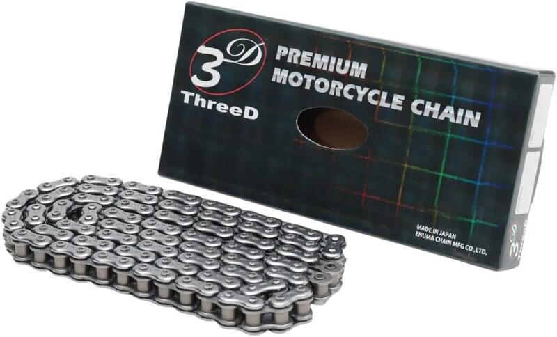 EKCHAIN(江沼チェン) 【4571291777699】 ThreeD525ZN/3D(CR;-) 114L MLJ シルバー バイク用チェーン スリード