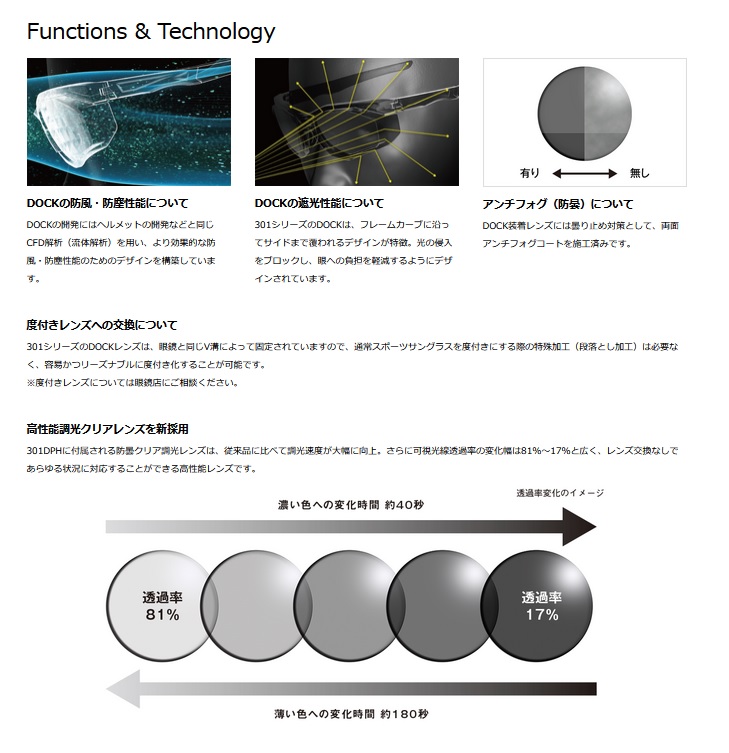 全国組立設置無料 Ogk Kabuto 301dph マットブラック 防曇クリア調光 サングラス メンズ レディース Uvカット 偏光 スポーツサングラス クロスバイク マウンテンバイク Global Moto 人気絶頂 Europub Co Uk