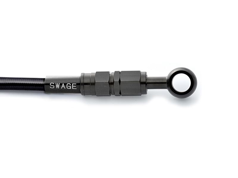 【送料無料】【スウェッジラインプロ】 【4550255476212】Swage-PRO フロントホースキット ステンBLK／BLK Ninja ZX-25R 21 BTPB771FS BTPB771FS 【フロントブレーキホース】