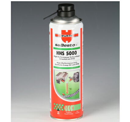 【送料無料】【ラフ＆ロード】 【4045727104941】WURTH HHS5000高性能オイル 500ml WU0893-106-3 ROUGH&ROAD WU0893-106-3 【あらゆる箇所に使用できる100%科学合成油万能オイルスプレー】