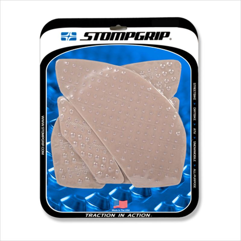 【ストンプグリップ】 【4550255701956】STOMPGRIP トラクションパッドタンクキット クリア VOLCANO ZX6R 09-20