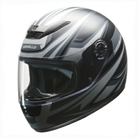 【LEAD(リード工業)】 7705MODELLO02M リード MODELLO モデーロ マットブラック（SL） フリー フルフェイス ヘルメット バイク用