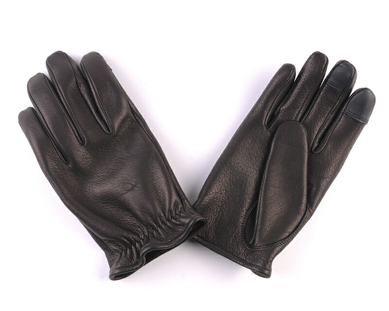 【DIN MARKET】 【4589975582064】GMG-07 DEER SKIN GLOVE ショートリスト ブラック Sサイズ 8,663円