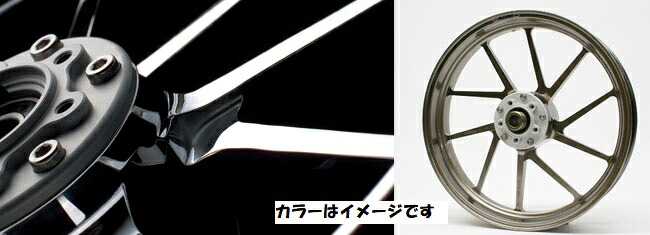 【GALESPEED(ゲイルスピード)】 【4538792141527】 アルミ鍛造ホイール [TYPE-R] リヤ 600-17 ソリッドホワイト GSX-S1000/KATANA 28350167SW