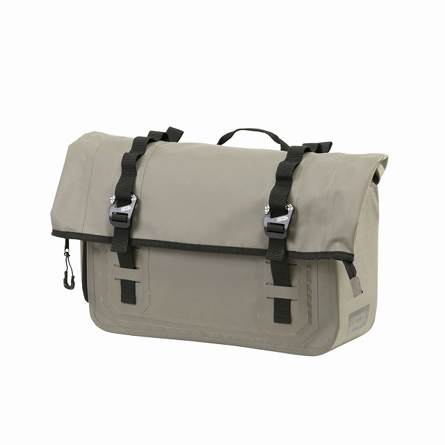 【ドッペルギャンガー】 【4580742230829】 DBT607-KH ターポリンサドルバッグ WPS　W40 &times;L(D)13 &times;H29cm　製品総重量：1.2kg　容量：14L｜GLOBAL MOTO
