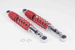 【SP武川(TAKEGAWA)】 【4514162803790】 新品番:06-04-0165 リアショックアブソーバー(レッド塗装)｜GLOBAL MOTO