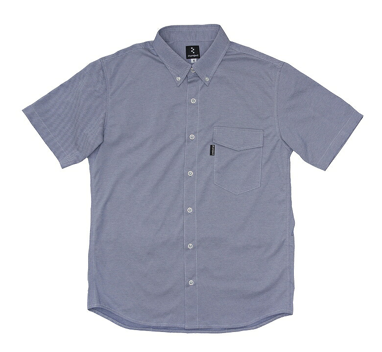 【rin project】 【4562460044766】 128550 2164　ノースウェットBIZシャツ　ブルー　L