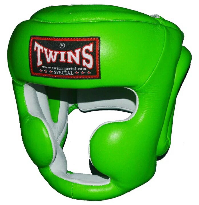 Twins ツインズ ヘッドギア 本場タイ産 本革製 ヘッドガード ムエタイ
