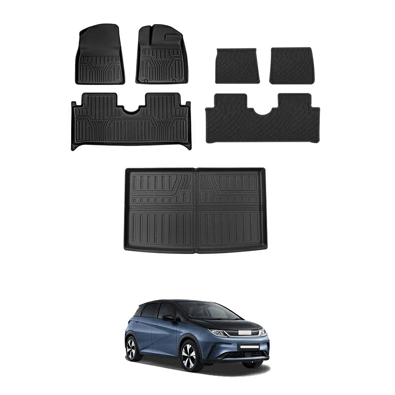 ＼店内全品5％OFF/ BYD DOLPHIN 専用 フロアマット ラゲッジマット セット 防水 防汚 耐摩耗性 フルカバー 設計 フィット BYD DOLPHIN 対応 トランクマット シートバックマット 車内保護 送料無料 ビーワイディー ドルフィン 対応 カーマット 耐摩耗 滑り止め 厚手