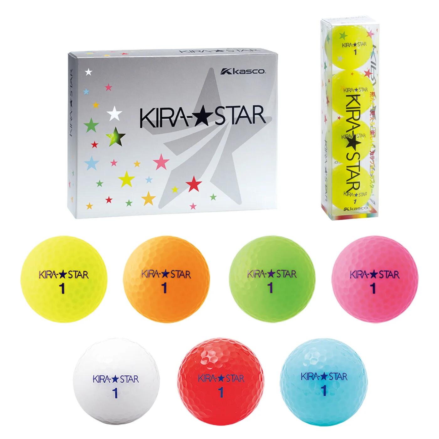 楽天市場】キャスコ KIRA☆STAR（キラスター）ゴルフボール 12球