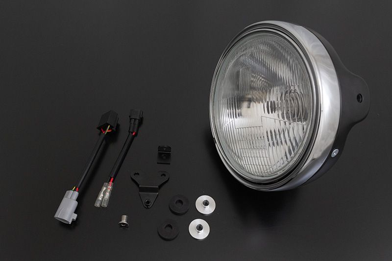 ARCHI アーキ コンベックスヘッドライトキットブラック Z650RS '22-｜Global Z Market