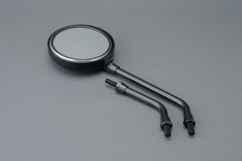 MRS バイク用 KAWASAKI Z1/Z2 Multi ZIIミラー ブラック ×2本セット