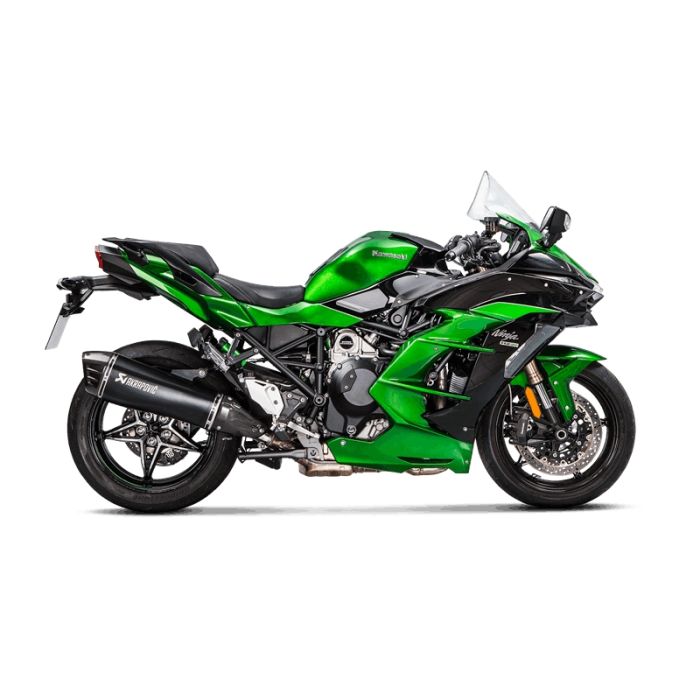 AKRAPOVIC アクラポビッチ スリップオン チタンブラック JMCA対応 NINJA1000 17-19(2BL-ZXT00W)