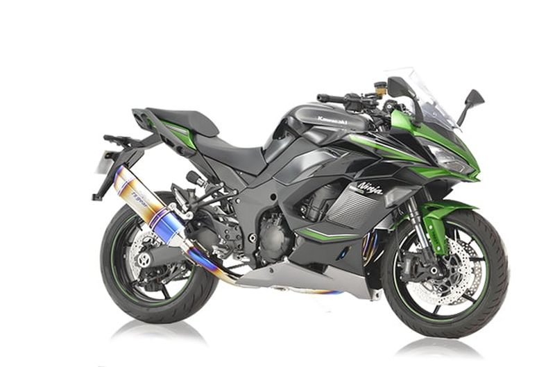 r's gear アールズギア GPスペック フルエキゾースト シングル UP Type チタンドラッグブルー Ninja 1000SX '23-