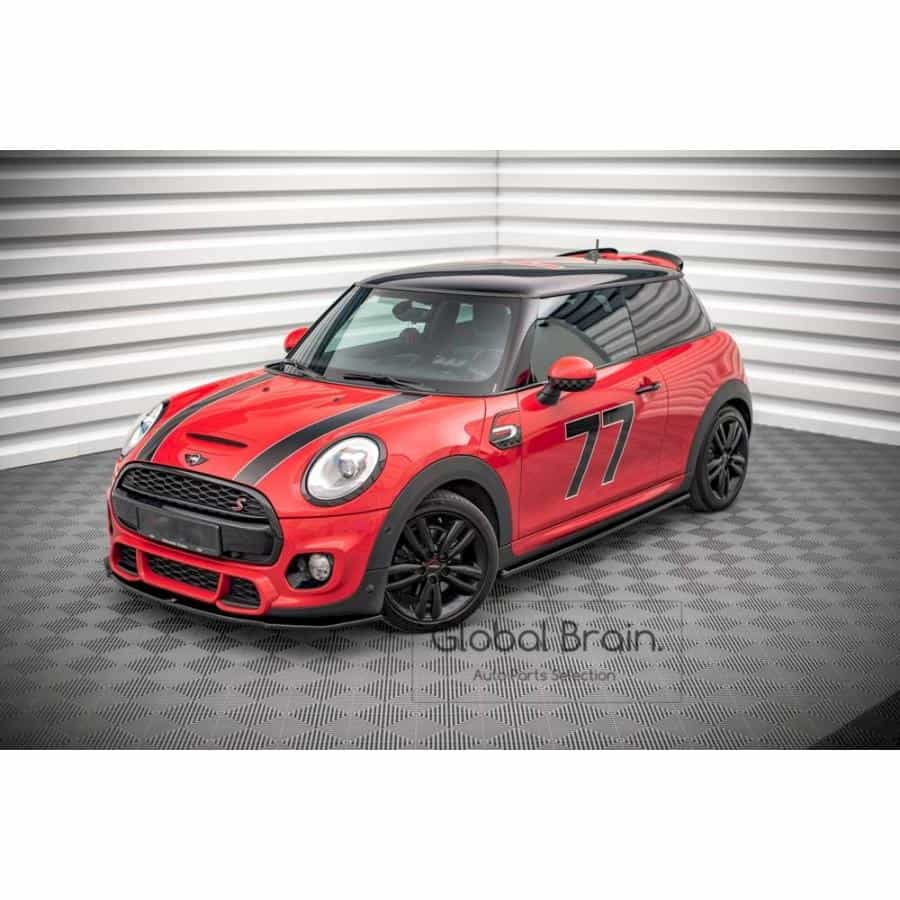 楽天市場】ミニ クーパー S F56 JCW (2017-2020) フロントリップ スプリッター スポイラー/ MINI スプリッター  ディフューザー エアロ パーツ カスタム チューン : グローバルブレイン