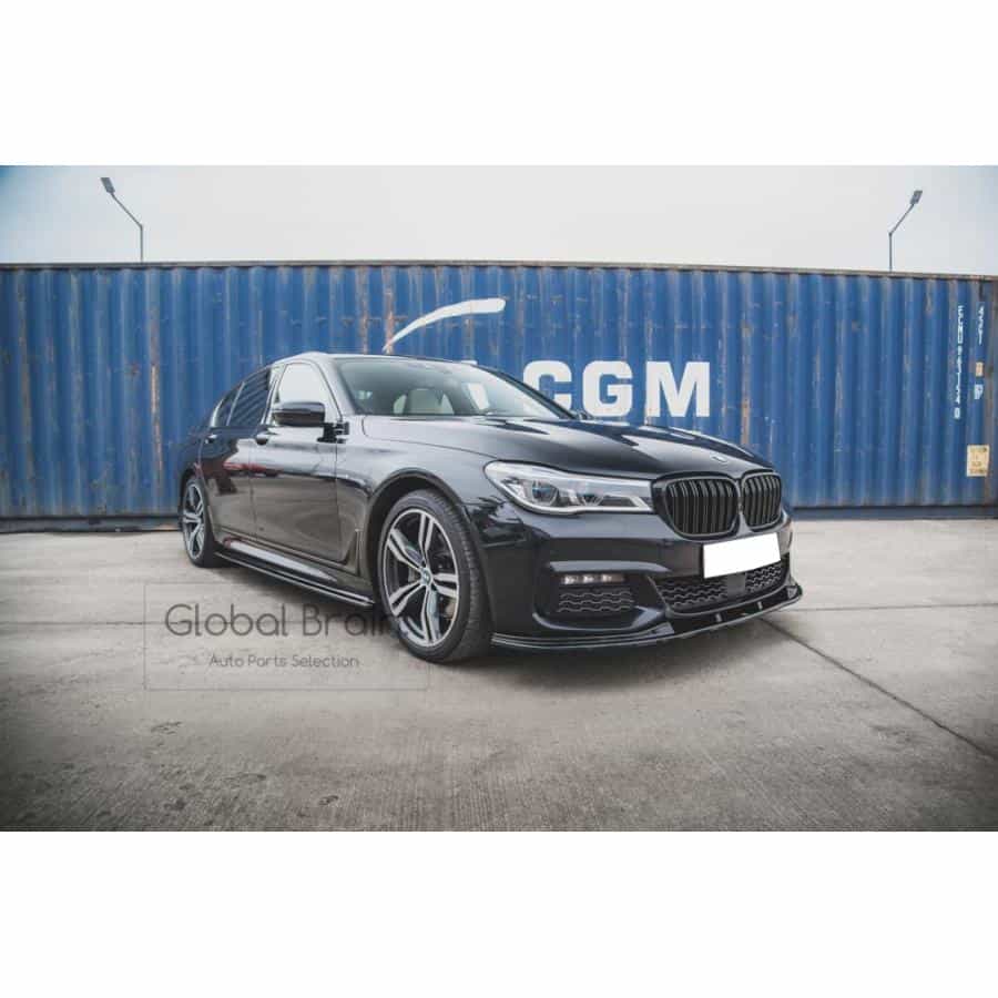 BMW 7シリーズ G11 Mスポーツ フロント リップ スプリッター スポイラー V2/ bmw スプリッター ディフューザー エアロ パーツ カスタム チューン|グローバルブレイン