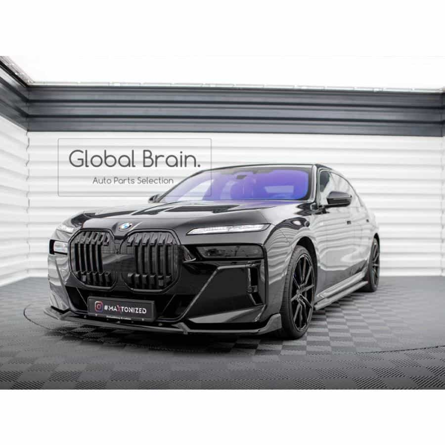 【楽天市場】BMW 7シリーズ G70 Mスポーツ M760E フロント リップ スポイラー V1/ BMW スプリッター ディフューザー エアロ  パーツ カスタム チューン : グローバルブレイン