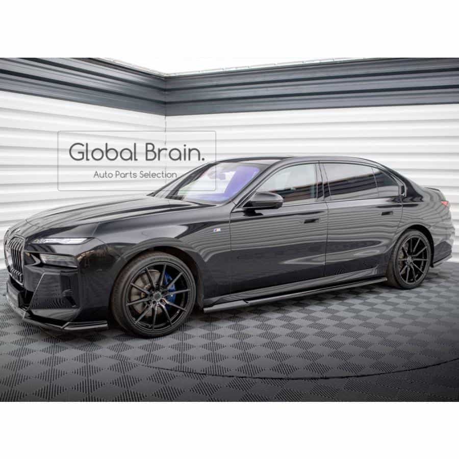 BMW 7シリーズ G70 Mスポーツ M760E サイド スカート カバー スポイラー/ BMW スプリッター ディフューザー エアロ パーツ カスタム チューン|グローバルブレイン