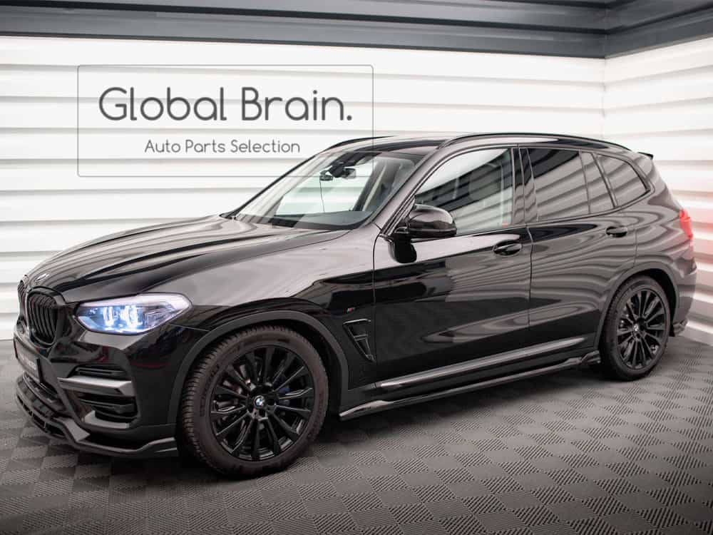 BMW X3 G01 Xライン サイド スカート カバー スポイラー/ BMW スプリッター ディフューザー エアロ パーツ カスタム チューン|グローバルブレイン