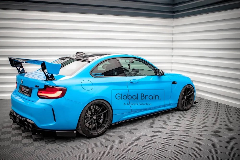 BMW M2 F87 サイド スカート カバー スポイラー/ BMW スプリッター ディフューザー エアロ パーツ カスタム チューン|グローバルブレイン